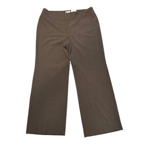 NEW Chocolate Brown WIDE Leg Mid Rise‎ Pant Size 18